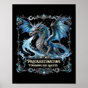 Poster Missão Paralela de Procrastinação de Jogador de Dr