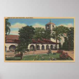 Póster Missão San Juan Bautista, Califórnia