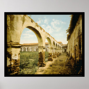 Poster Missão San Juan Capistrano, CA 1899