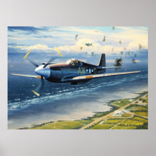 Poster Missão sobre Normandy por William S. Phillips
