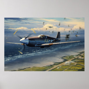 Póster Missão sobre Normandy por William S. Phillips