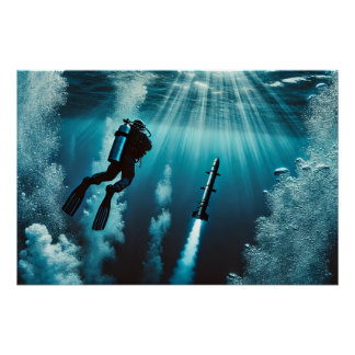 Póster Mísseis Submarinos