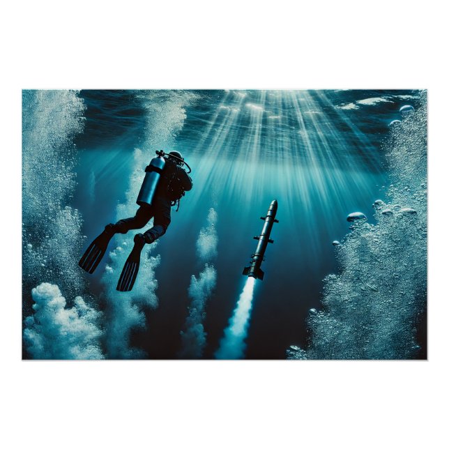 Póster Mísseis Submarinos (Frente)