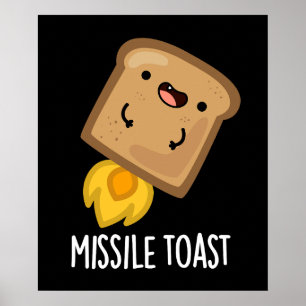 Poster Míssil Engraçado Mistletooosopeia Torre Escuro BG