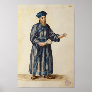 Póster Missionário Venetian em China