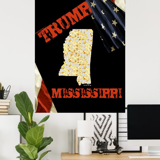 POSTER MISSISSIPPI  (Escritório em casa)