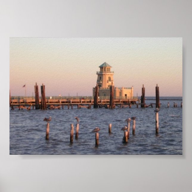 POSTER "MISSISSIPPI GULF COAST" (Frente)