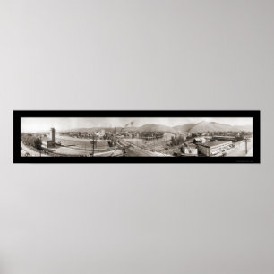 Póster Missoula, foto 1922 da TA