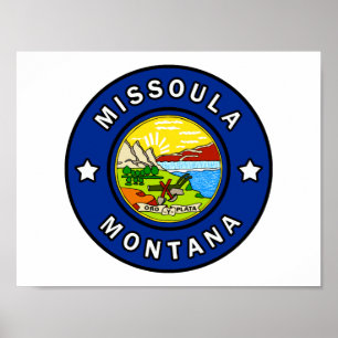 Póster Missoula Montana