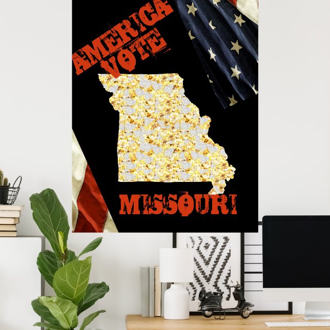 POSTER MISSOURI  (Escritório em casa)