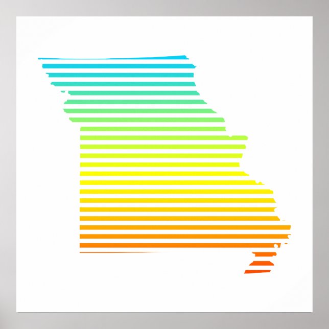 Poster missouri chill fade (Frente)