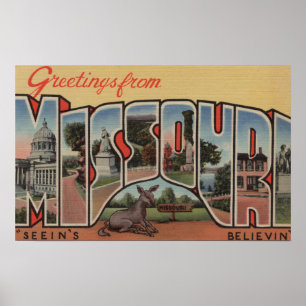 Poster Missouri (o Believin') de Seein - grande letra