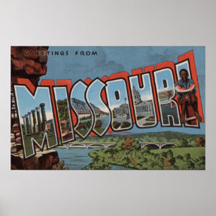 Póster Missouri (opinião) da ponte - grandes cenas da
