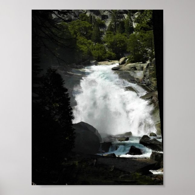 Poster Mist Falls, Parque Nacional do Canyon do Rei, AC (Frente)