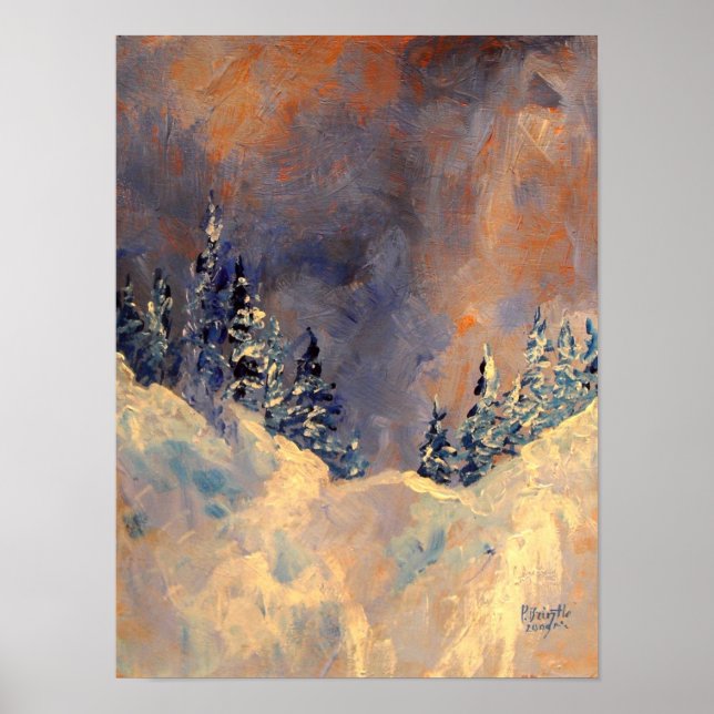 Poster Mist no pico da neve em 2009 (Frente)