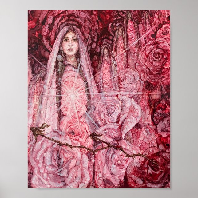 Poster "Mistério Da Rosa" (Frente)