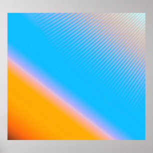 Poster Mistério de gradiente: Arte Abstrato desfocada.