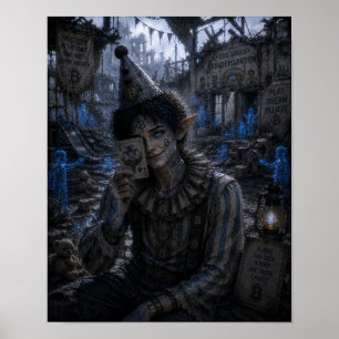 Poster Mistério / Palhaço de Circo / Jardim de Infância