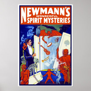 Poster Mistérios Maravilhosos do Espírito, 1911. Mágico V