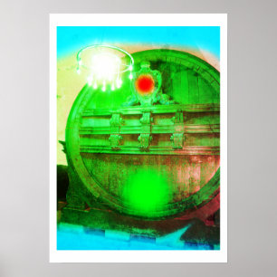 Poster Misteriosa arte de entrada do cofre