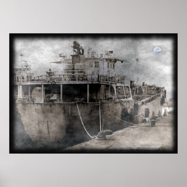 Póster Misterioso navio fantasma (Frente)