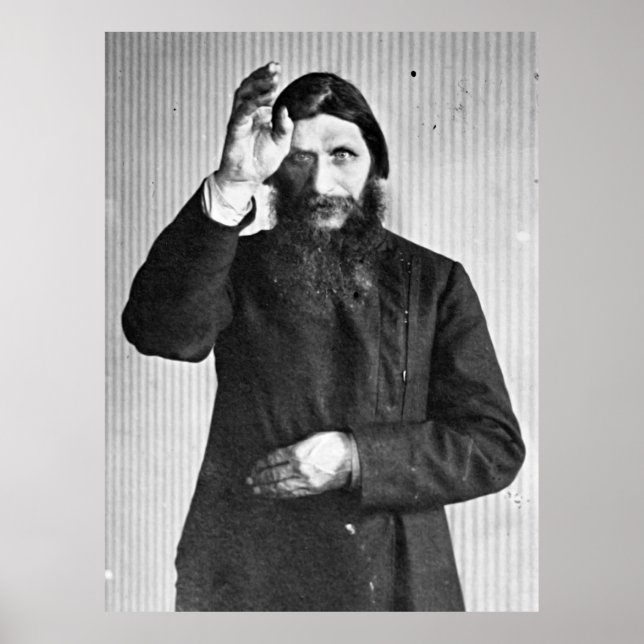 Poster Místico Russo Grigori Yefimovich Rasputin (Frente)