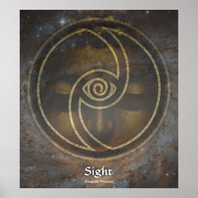 Poster Místico - Visão - Presença Emanada (Frente)