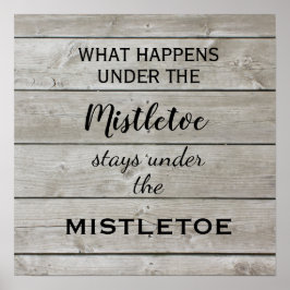 Poster Mistletoe Holiday