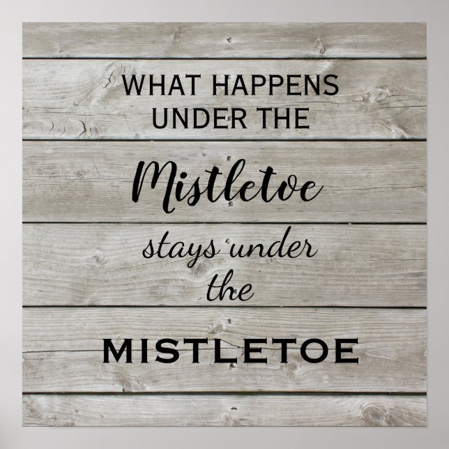 Poster Mistletoe Holiday (Frente)