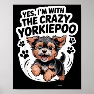 Poster Mistura de animais fofos engraçados Cachorro Filho