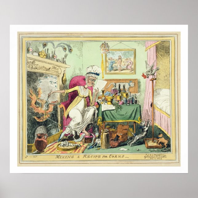 Póster Mistura de receita de milho, publicada por G. Hump (Frente)