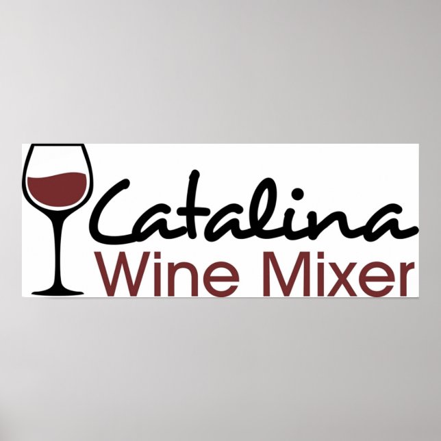 Poster Mistura de vinho Catalina (Frente)