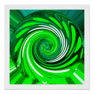 Póster Mistura verde