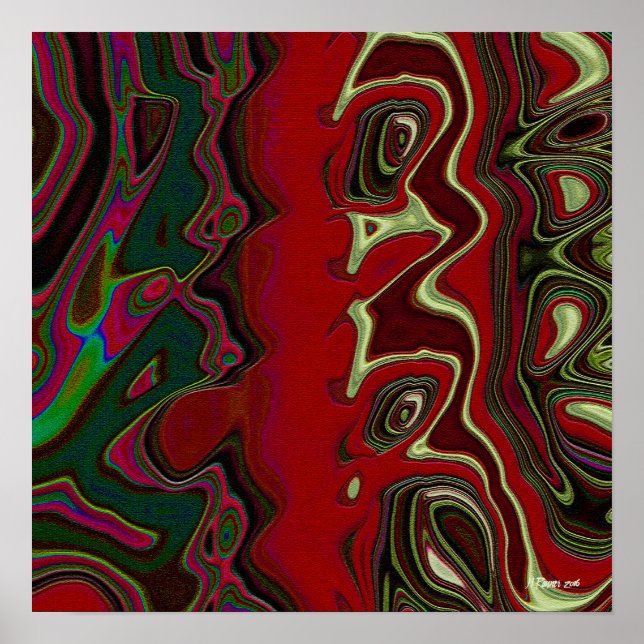 Poster Mistura Vermelha (Frente)