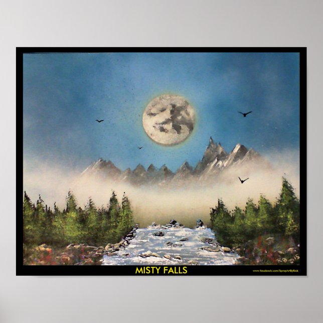 Poster Misty Falls (Frente)