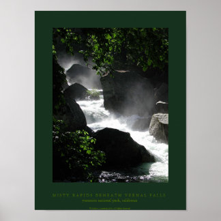 Poster Misty Rapids Baixo de Vernal Falls
