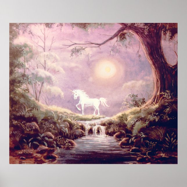 Póster MISTY UNICORN por SHARON SHARPE (Frente)