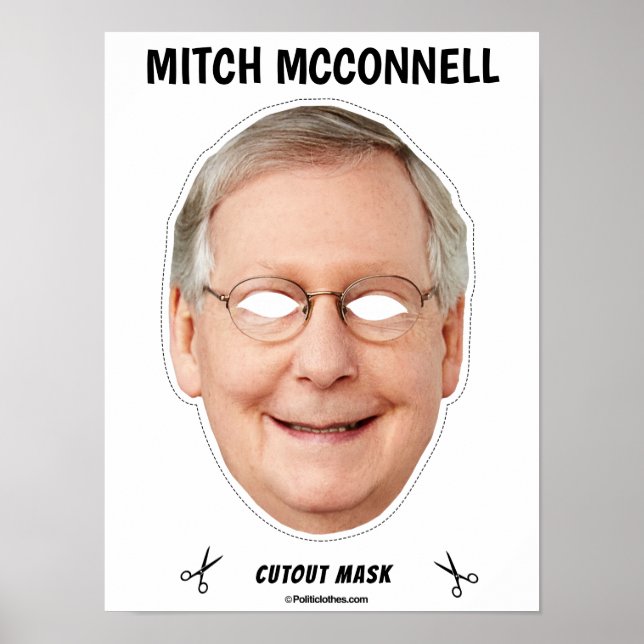 Poster MITCH MCCONNELL Halloween Mask (Frente)