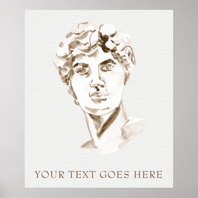 Poster *~* Mitologia DAVID AP45 Grego - Fé de Deus (Frente)