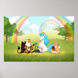 Poster mitológico da banda de jarro