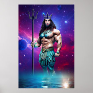 Poster Mitos e lendas: Poseidon