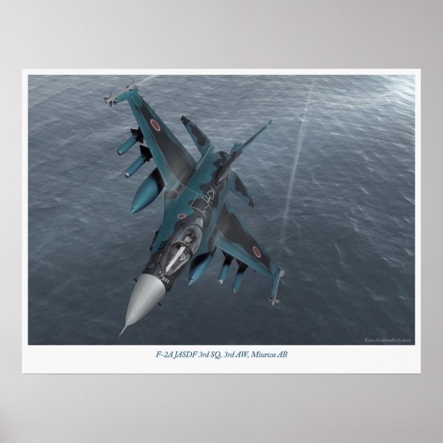 Poster Mitsubishi F-2 (Frente)
