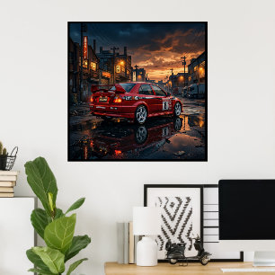 Poster Mitsubishi Lancer Evolution VI