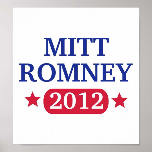 Poster Mitt Romney 2012 (Frente)