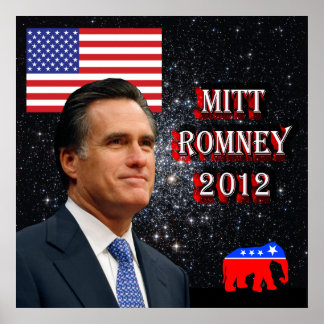 Póster Mitt Romney 2012