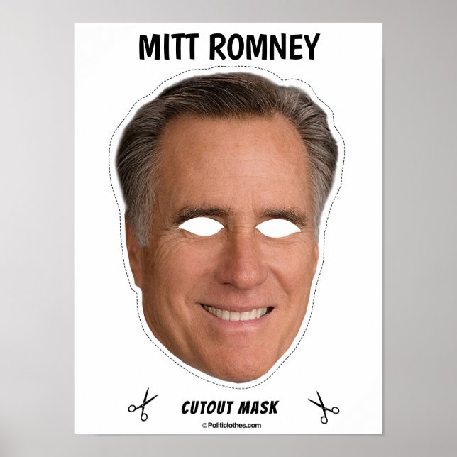 Poster MITT ROMNEY Halloween Mask (Frente)