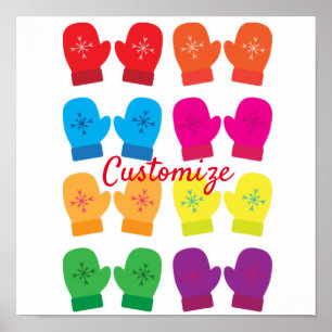 Poster Mittens Thunder_Cove Múltiplas De Cor