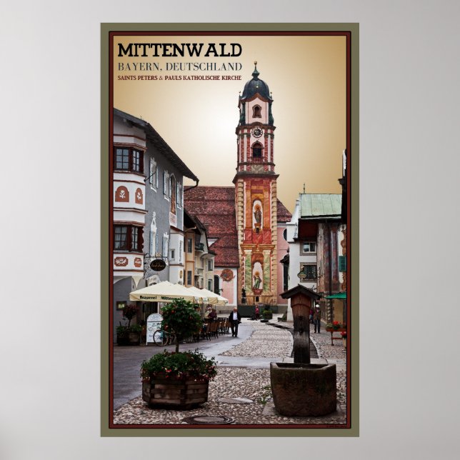 Póster Mittenwald, Alemanha (Frente)