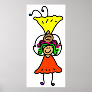 Poster Miúdos de equilíbrio