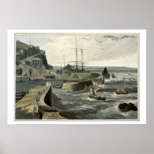 Póster Mivagissey, Cornualha, do volume VIII 'de um Voyag